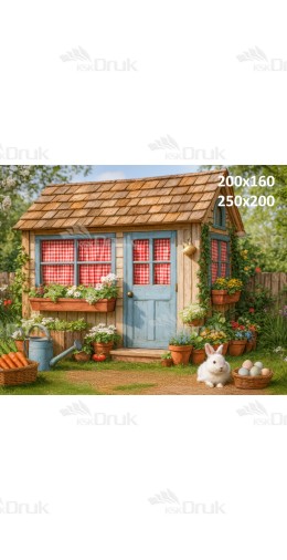 Tło fotograficzne „Królicza chatka” | E_768